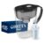 Brita Small 6 Cup Water Filter Pitcher, 1 BritaPlus Filter, Metro, Black (Package May Vary)