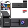 Dash Cam, 2.5K WiFi Dash Camera for Cars, E-YEEGER Mini Dashcam with App, Front Car Camera, G-Sensor, Loop Recording, Night Vision, 24H Parking Mode, 32G SD Card Included,...