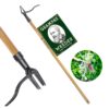 Grampa's Weeder - The Original Stand Up Weed Puller Tool with Long Handle - Made with Real Bamboo & 4-Claw Steel Head Design - Easily Remove Weeds Without Bending, Pulling, or...