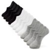 IDEGG No Show Socks Womens and Men Low Cut Ankle Short Anti-slid Athletic Running Novelty Casual Invisible Liner Socks