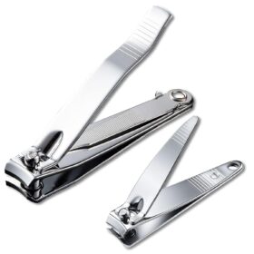 Nail Clippers Set, Ultra Sharp Stainless Steel Fingernail and Toenail Clipper Cutters,Travel Nail Kit for Men Women