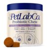 PetLab Co. Probiotics for Dogs, Support Gut Health, Occasional Diarrhea, Digestive Health & Seasonal Allergies - Pork Flavor - 30 Soft Chews - Packaging May Vary