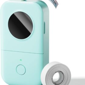 Phomemo D30 Label Maker Machine, Portable Bluetooth Mini Label Printer, Smart Phone Handheld Thermal Sticker Small Labeler Multiple Templates Font Icon Inkless for Home Office