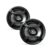 Pioneer F-Series TS-F1634R 6.5” Round Coaxial 2-Way Car Speakers (Pair) – 200W, Black