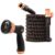Pocket Hose Copper Bullet Expandable Garden Hose 50 FT w/10 Pattern Thumb Spray Nozzle AS-SEEN-ON-TV 650psi 3/4 in Patented Lead-Free Ultra-Lightweight Solid Copper Anodized...
