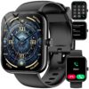 Smart Watch with Alexa Built-in‌, 1.83'' Touchscreen with Call Function, IP68 Waterproof Fitness Tracker, 100+ Sport Modes, Heart Rate & Sleep Monitor, Pedometer, iOS/Android...