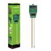 Soil pH Meter, MS02 3-in-1 Soil Moisture/Light/pH Tester Gardening Tool Kits for Plant Care, Great for Garden, Lawn, Farm, Indoor & Outdoor Use (Green)