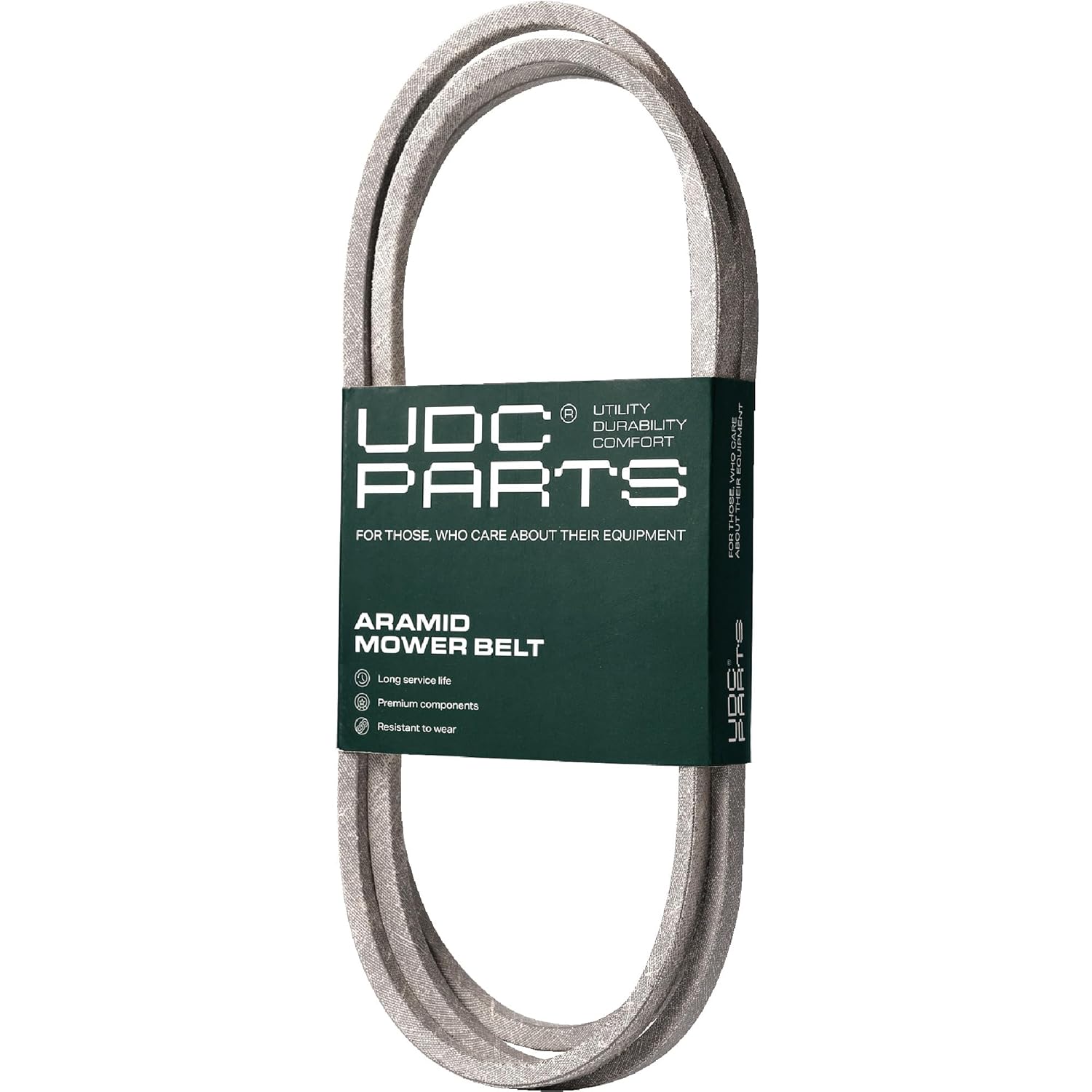 UDC Parts GX20072 Deck Belt for John Deere D100 D105 D110 D125 D130 L100 L110 E100 E110 E120 E130 LA105 LA110 LA115 S100 GY20570 / 103.875 inches