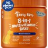 Zesty Paws Multivitamin Treats for Dogs - Glucosamine Chondroitin for Joint Support + Digestive Enzymes & Probiotics - Grain Free Dog Vitamin for Skin & Coat + Immune Health -...