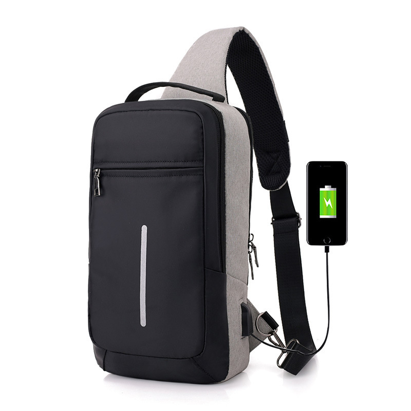 Anti-theft USB charging chest bag with you - Image 7