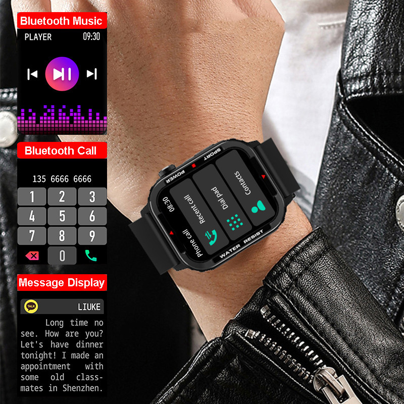 Bluetooth Sports Smartwatch Blood Pressure Blood Oxygen Monitoring - Image 8