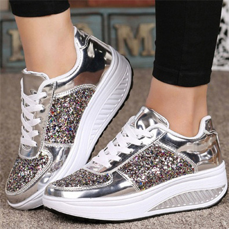Sequin women's sneakers - Image 2